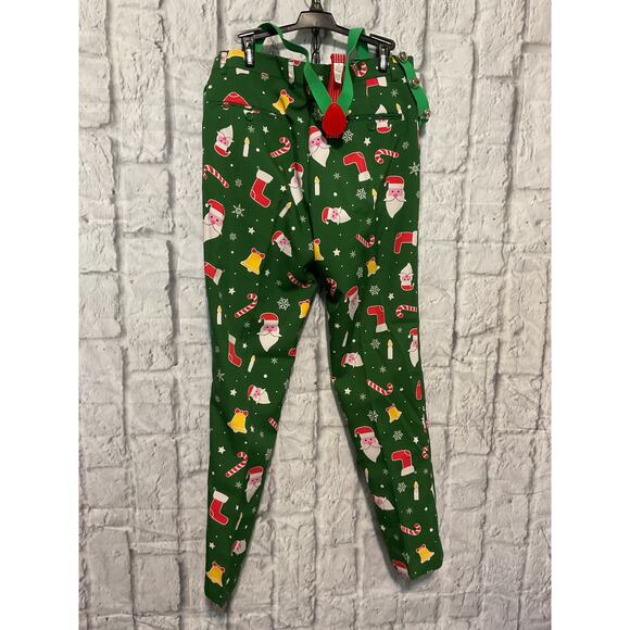 OppoSuits Christmas Suit Complete Xmas Suit: Includes Jacket, Pants, Size 38 - Picture 7 of 12